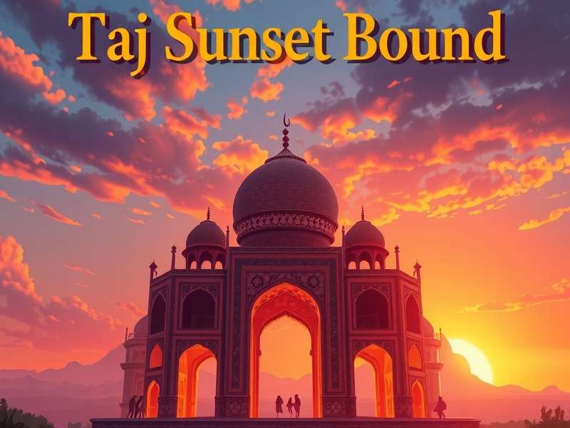 Taj Sunset Bound Game Cover